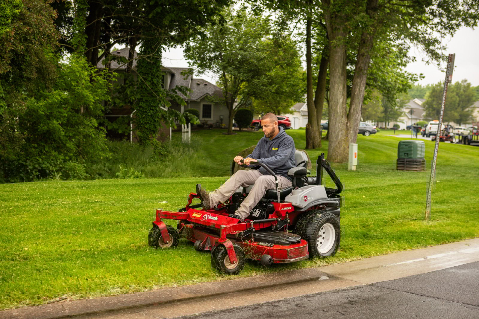 heavy mowers can lead to increased soil compaction