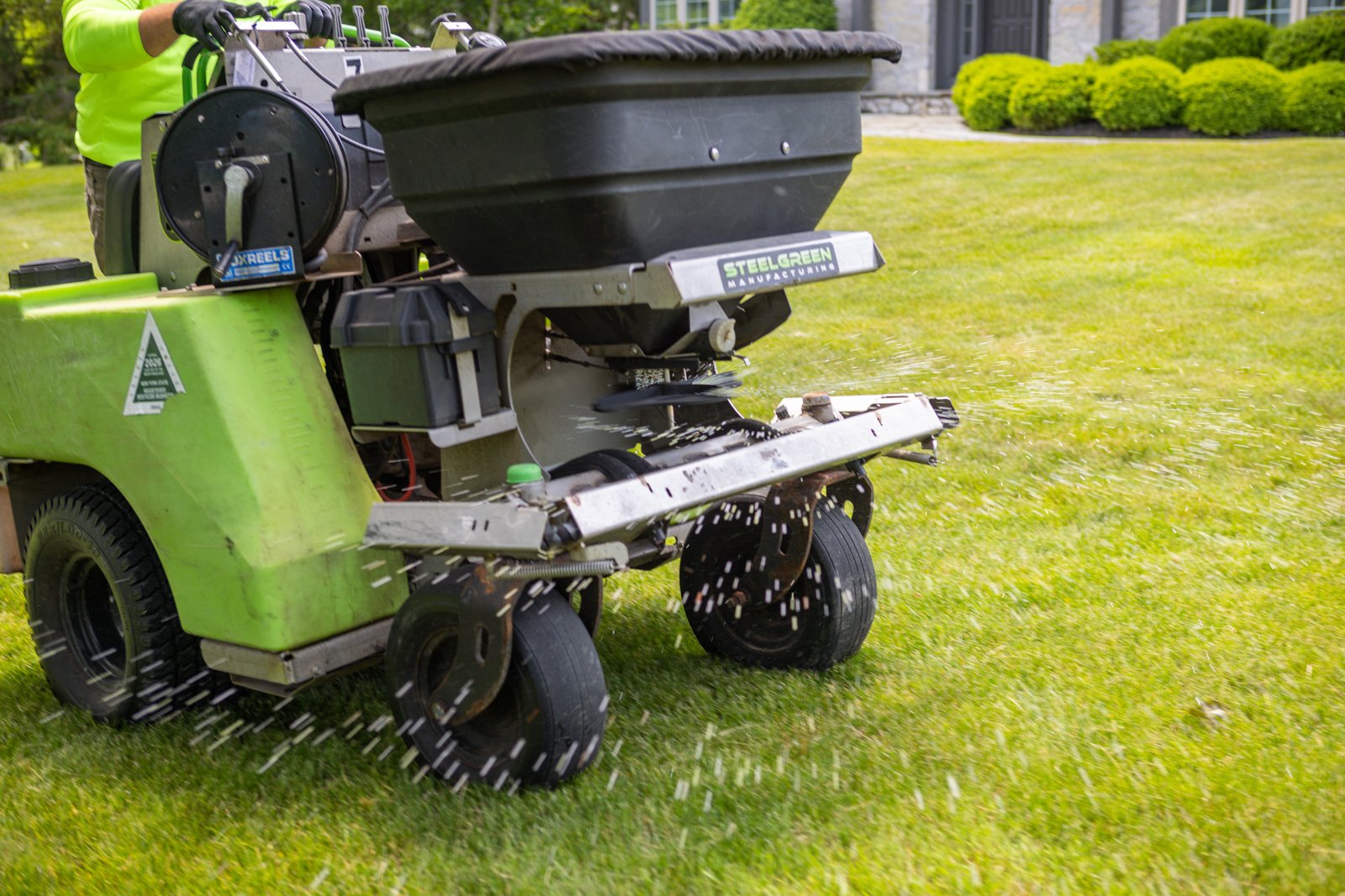 proper fertilization plays a role in helping fill in grass