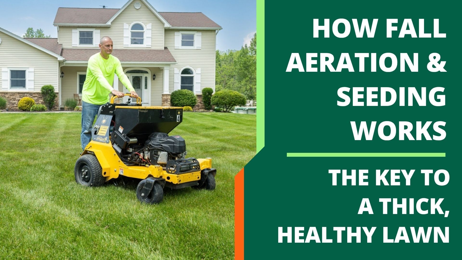 Fall Aeration and Overseeding - Trimline Landscape Management